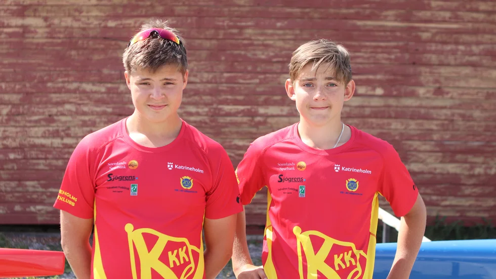 Oscar Hellgren och Dmitrij Tinins tog en dubbelseger för KKK i Svenska ungdomscupen.