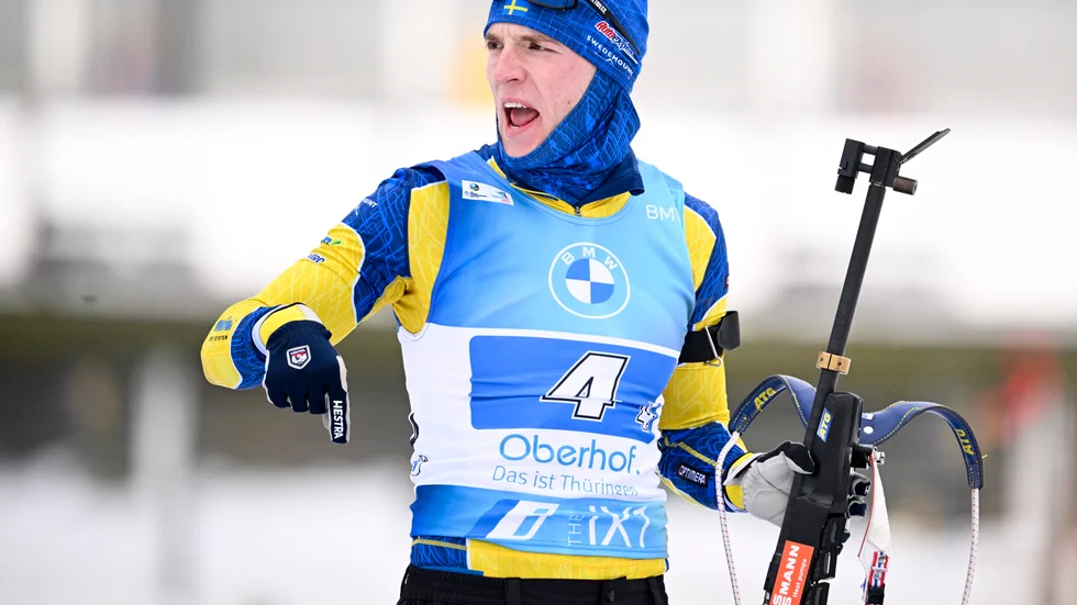 Sebastian Samuelsson kan inte köra stafetten i Östersund.