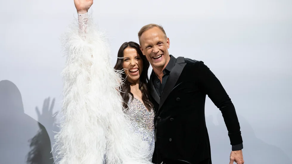 Charlotte Kalla bildar danspar med Tobias Karlsson i årets "Let's dance".