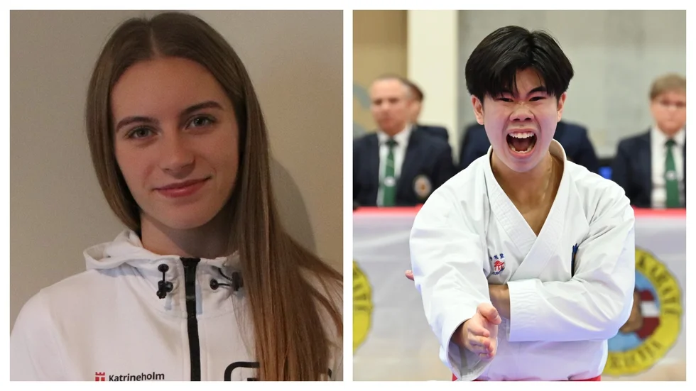 Maxine Olsson och Anthony Vu är katrineholmarna som är nominerade till P4 Sörmlands sportpris för årets genombrott 2022.