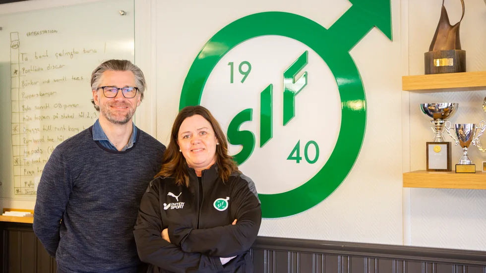 Eva Kindstrand Ströberg och Andreas Linder.