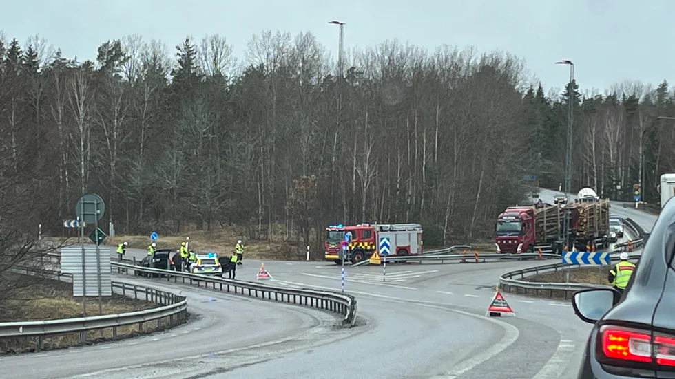 Olyckskorsningen i Hyttan.