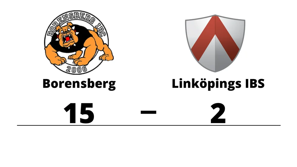 Borensberg IBC vann mot Linköpings IBS U-lag