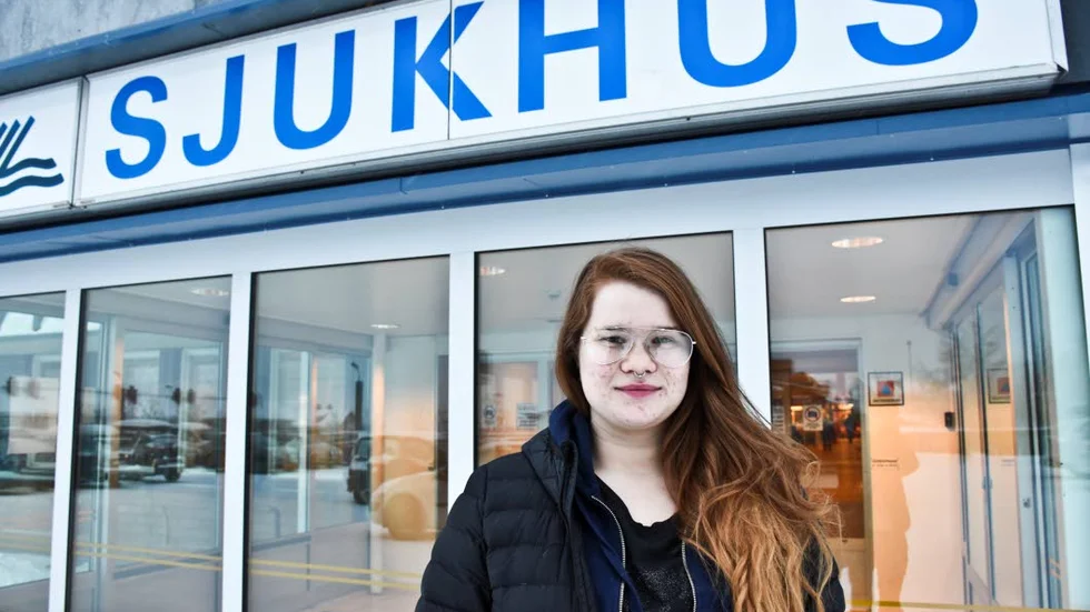 "Det var ingen större skillnad. Så länge det inte blir mer att göra för personalen så kan det väl vara bra att de slår ihop", säger Rebecca Larsson, som besökte Kiruna Hälsocentral.