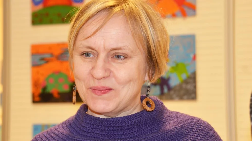 "JAG BLIR LYCKLIG!" Hannele Scherling, när hon hör eleverna beskriva bilderna.