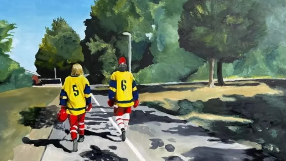 Målning av Malin Gebre-Medhin ställs ut på galleri Svärtan.
