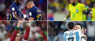 Rösta • Dagar och tider • Åtta lag kvar – vem vinner VM i fotboll?