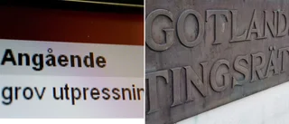 Pressade man på 600 000 • Hotade att ge sig på offrets familj och slå sönder bostaden • 32-årig man åtalad