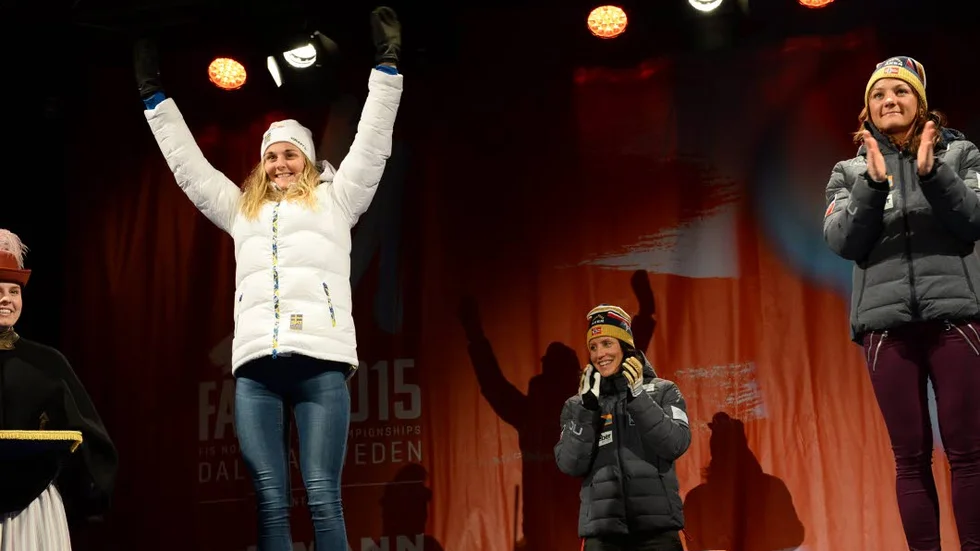 Succé. Stina Nilsson, 21, tog silver på sprinten – och hennes spurtegenskaper gör att hon kan bli ett namn för sistasträckan.