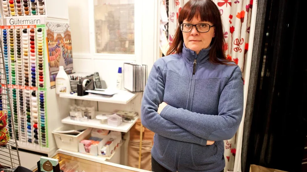 Iskallt. ”Många reagerar och säger vad kallt det är här”, säger Kicki Timander.