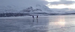 På skridskor genom Padjelanta