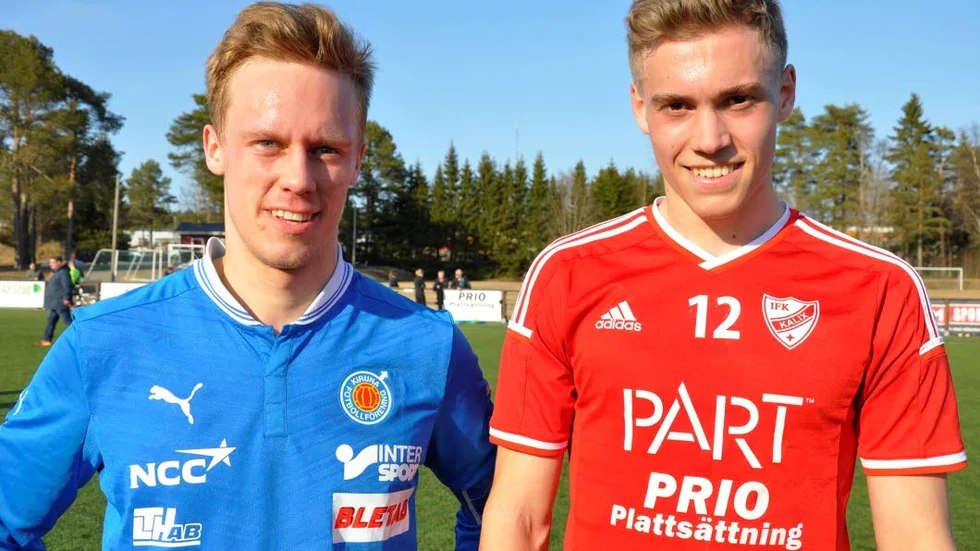 Målskyttarna. Emil Lund och Andreas Hedman nätade i länsderbyt.