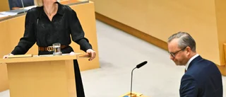 S: Finansministern kan inte sitta på läktaren