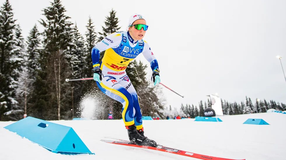 Johanna Hagström tog brons i lördagens sprint i världscupen.