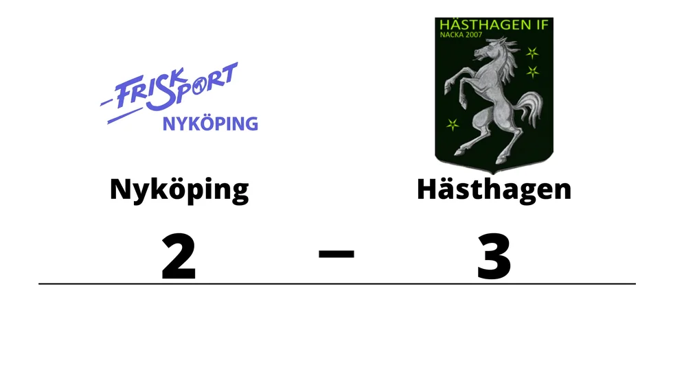 Nyköpings FK förlorade mot Hästhagen