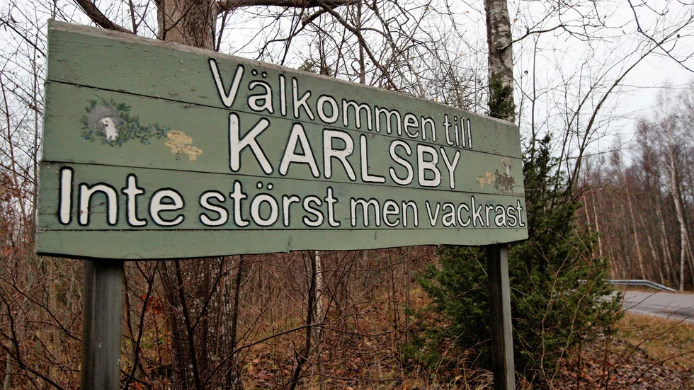 Att ses som en tätort skulle göra att Karlsby kunde använda de tjänster som kommunen ska supporta i ett tätbebyggt område konstaterar Stefan Holmberg från Karlsby Bygdegårdsförening.