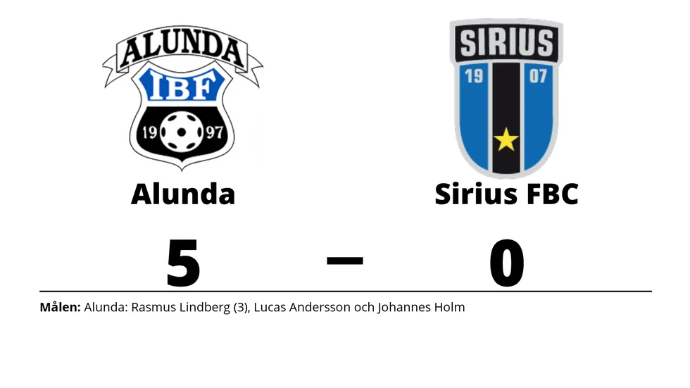 Alunda IBF vann mot IK Sirius FBC