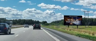 Nya digitala infartsskyltar vid E4: "Ligger i tiden"