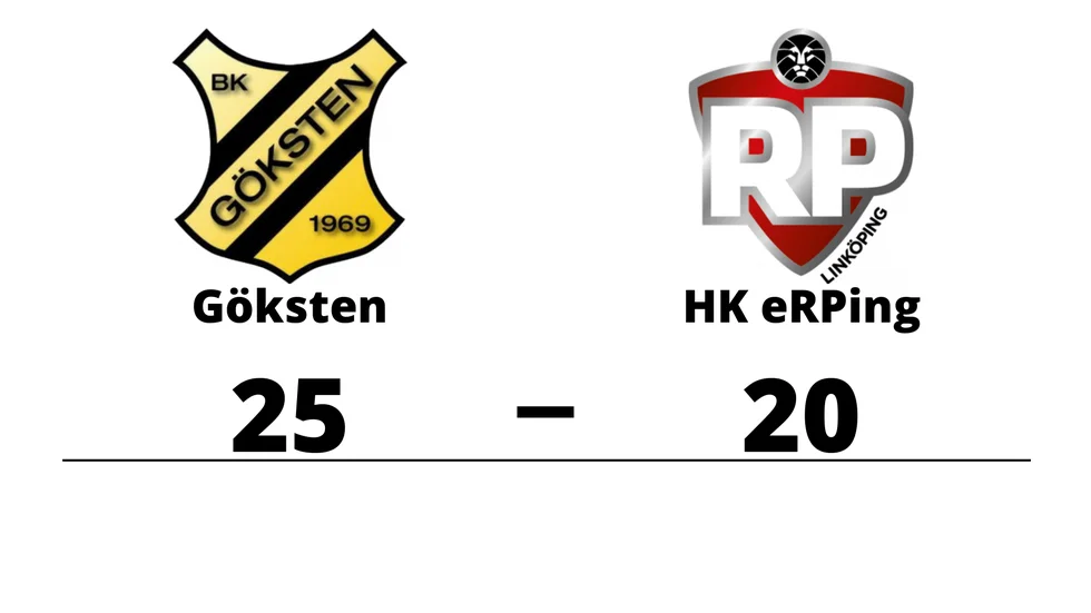 Gökstens BK vann mot HK eRPing