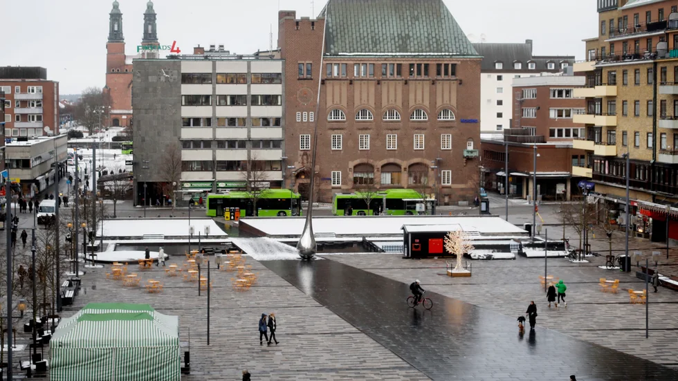Sveriges VM-matcher kommer att visas på Fristadstorget med start 29 juli.