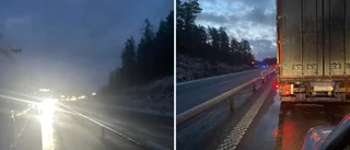 Trafikverket slår ifrån sig kritiken om halkkaoset på 55:an: "Inte uppfattningen att sträckan drabbas ofta av halka"