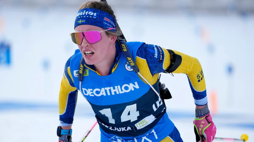 Elvira Öberg vann sprinten i Pokljuka. (Arkivbild)