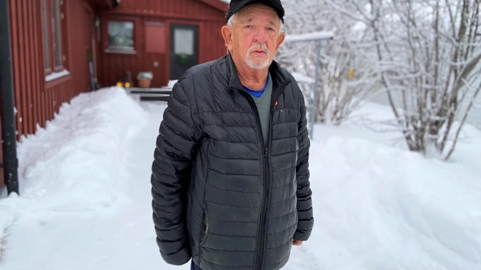 Lars Ylvin, 82, i Kiruna fick en elräkning på 12 000 kronor för december.