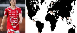 Sanslösa året för Piteås stjärna • Har rest över 200 000 kilometer för att spela matcher • Är det mest i världen? • "Har varit ett galet år"