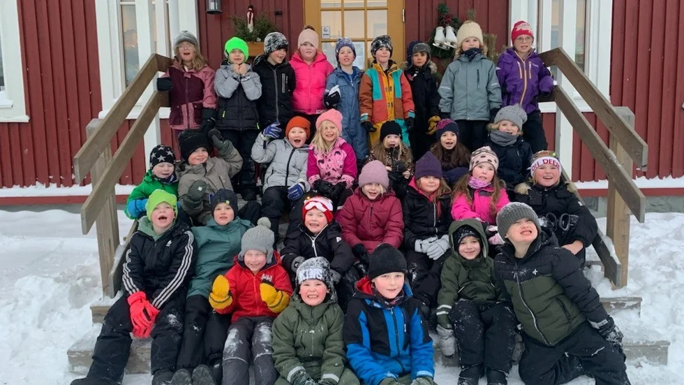 Engagerade elever på Svensby skola vann pris i hållbarhetstävlingen.