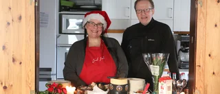 Annika och Fredrik ordnade grötfest i klubbstugan