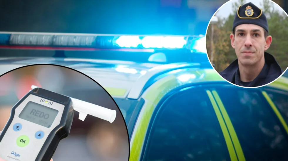 Viktor Haglind är polis och uppmanar till att alltid ringa 112 om man misstänker att någon kör full.