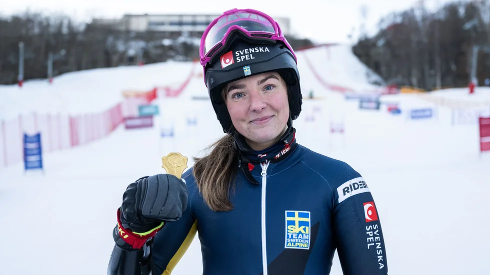 Susanne Jakobsen, Storklinten, tog guld i parallellslalom.