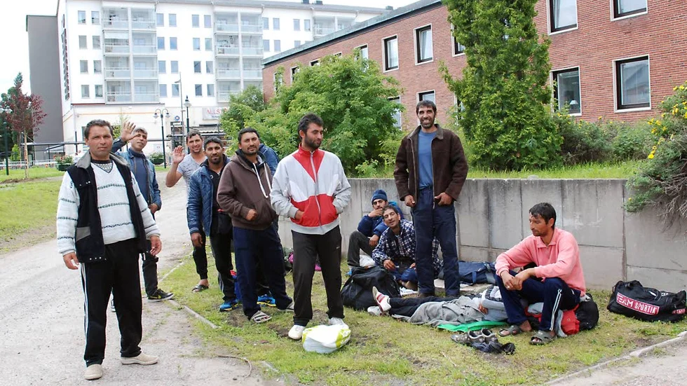 ÅKTE VIDARE. De sökte hjälp på kommunen, men åkte enligt polisen vidare med kvällståget.