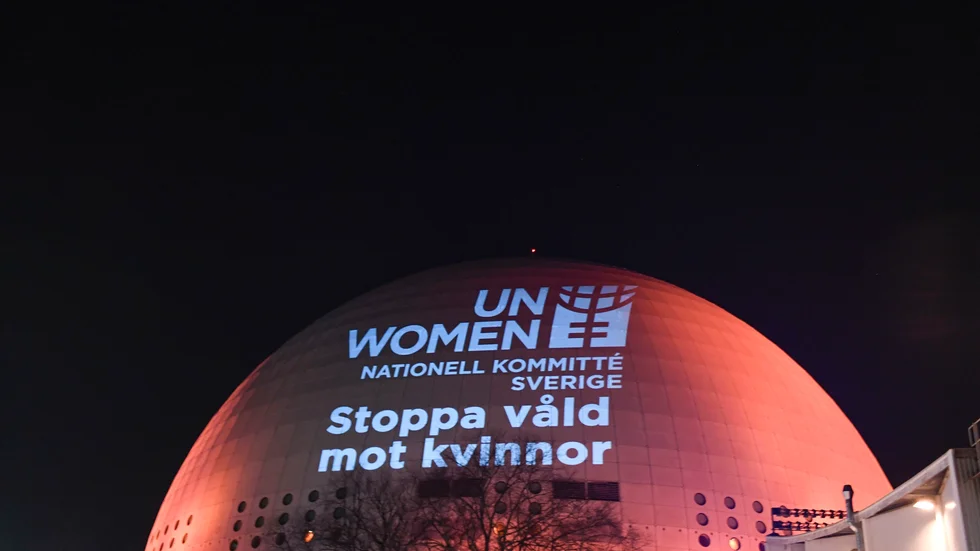 Den 25 november uppmärksammas Orange Day. Bilden är från 2018.