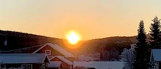 Kylslagen marknad under vacker vintersol