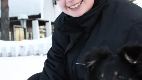 Djur istället för medicin. Linda Drugge mår bra idag.