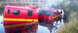 Brandmän på blött uppdrag