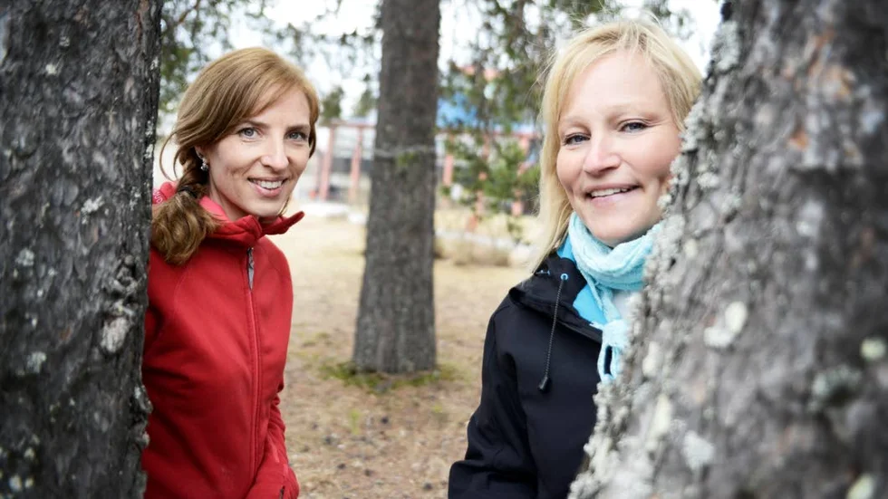 NYTT. ”Det är tråkigt när det är få sökanden, för efterfrågan på sådan här kompetens finns ju. Det finns goda förutsättningar att få jobb”, säger utbildningsledare Anette Ek Lindqvist. Tiill vänster: Maya Forsberg.