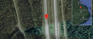 Personbil stillastående på E4 - stopp i båda riktningarna