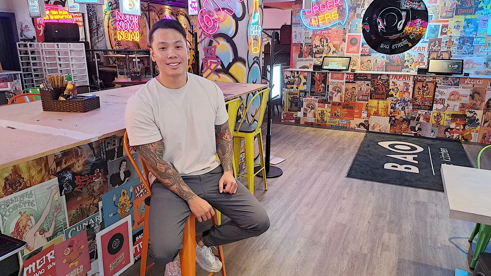 Thomas Nguyen är uppvuxen i Boden och satsar nu på en egen restaurang här. På måndag öppnas Bao Street Kitchen vid Kungsbron." Boden behöver fler matställen och jag hoppas att de gillar mitt.