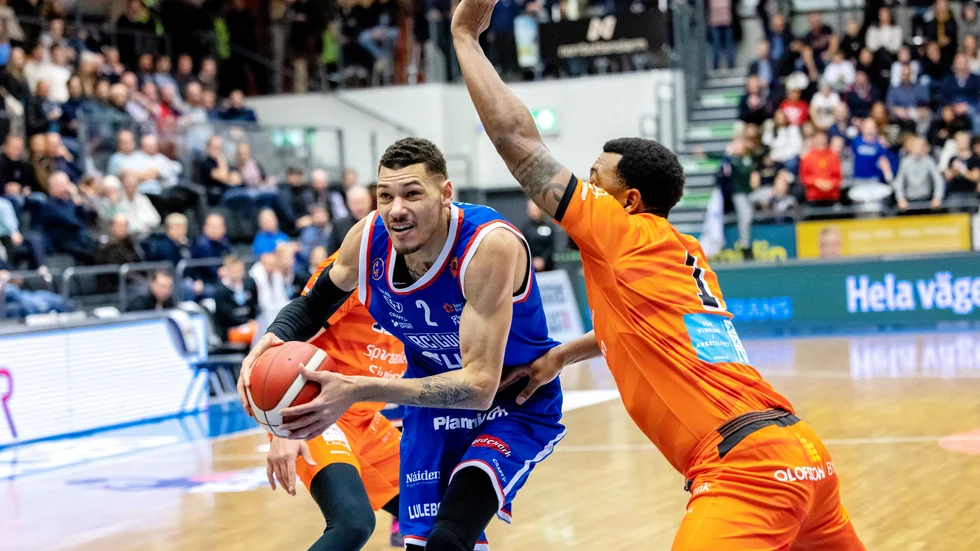 BC Luleå-Borås Basket herr Svenska basketligan LEA Luleå energi arena. Michael Gilmore