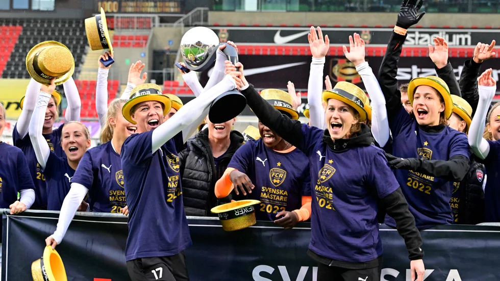 Rosengård, årets svenska mästare i fotboll, har flest nomineringar till den damallsvenska galan.