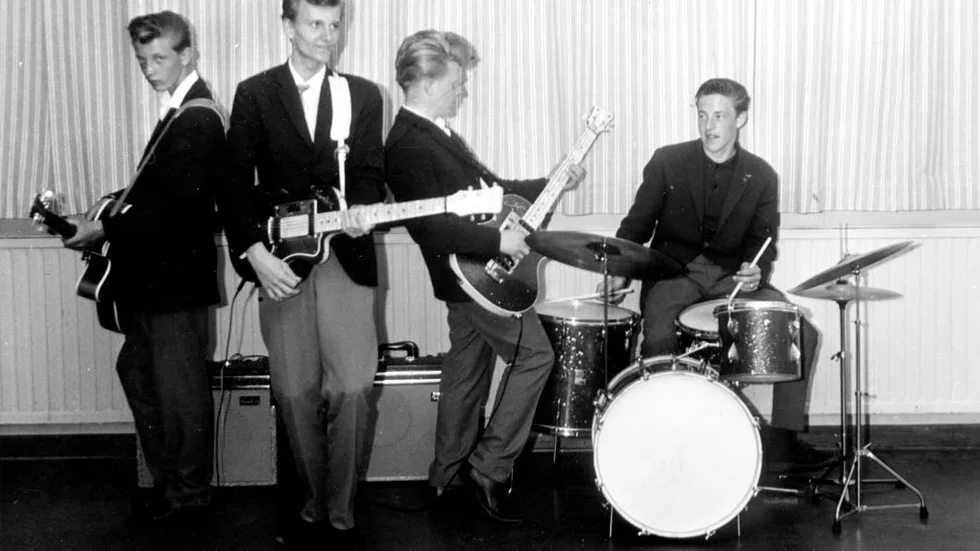 ORIGINALEN. The Shanes bestod till en början av Tommy Wåhlberg, Staffan Berggren, Tor-Erik Rautio och Svante Elfgren.