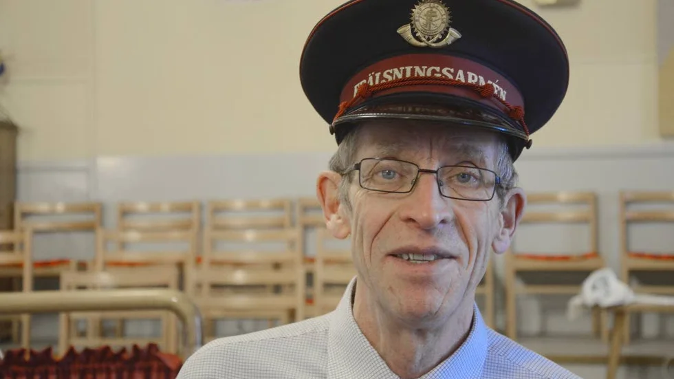 SOLDAT. Ingemar Wolf är soldat i frälsningsarmén och en av en handfulla aktiva i föreningen.