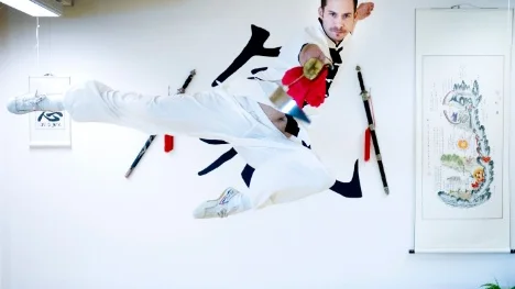 Jakob Isaksson, en kung fu-mästare.