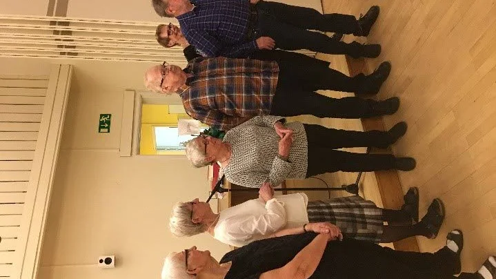 Festkommittén avtackades.