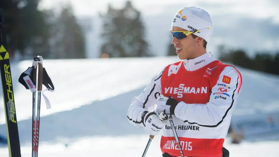 Gott slag. Marcus Hellner har fått en bra start på Tour de Ski. Nu är planen att klättra ännu mer i sammandraget.