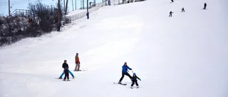 Många plockade fram skidorna när Luossabacken smygöppnade