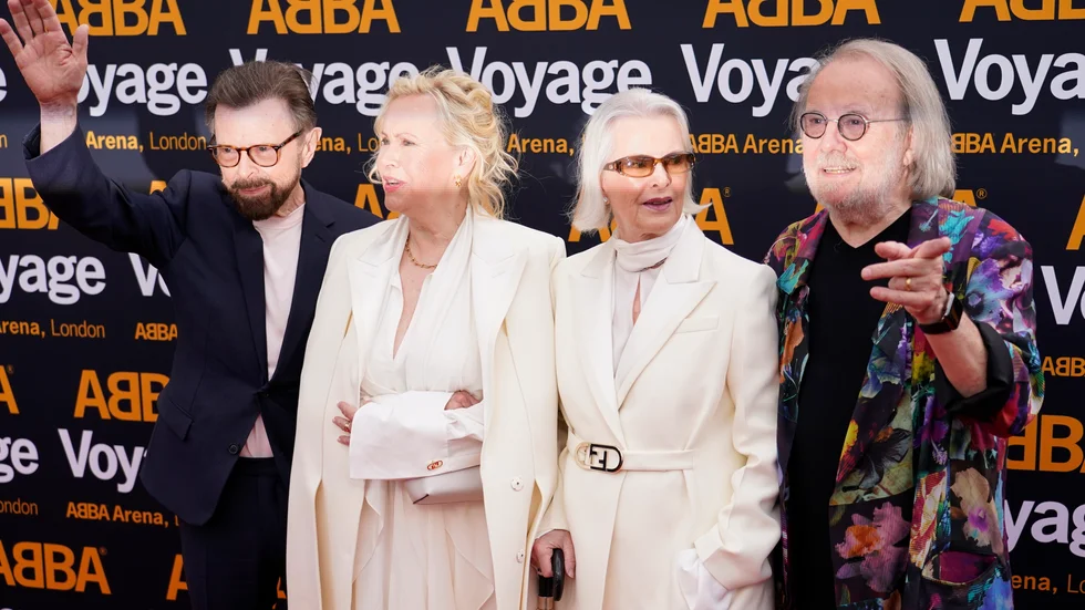 I maj 2022 hade den digitala föreställningen "Abba voyage" premiär i London och gruppens medlemmar fanns på plats för att se yngre versioner av sig själva som avatarer. Arkivbild.
