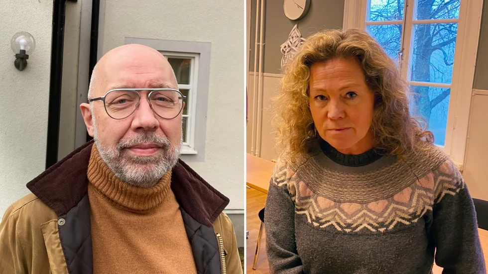 Ulf Olsson är verksamhetsledare på Marieborgs folkhägskola. Lisa Flogell är skolans rektor.